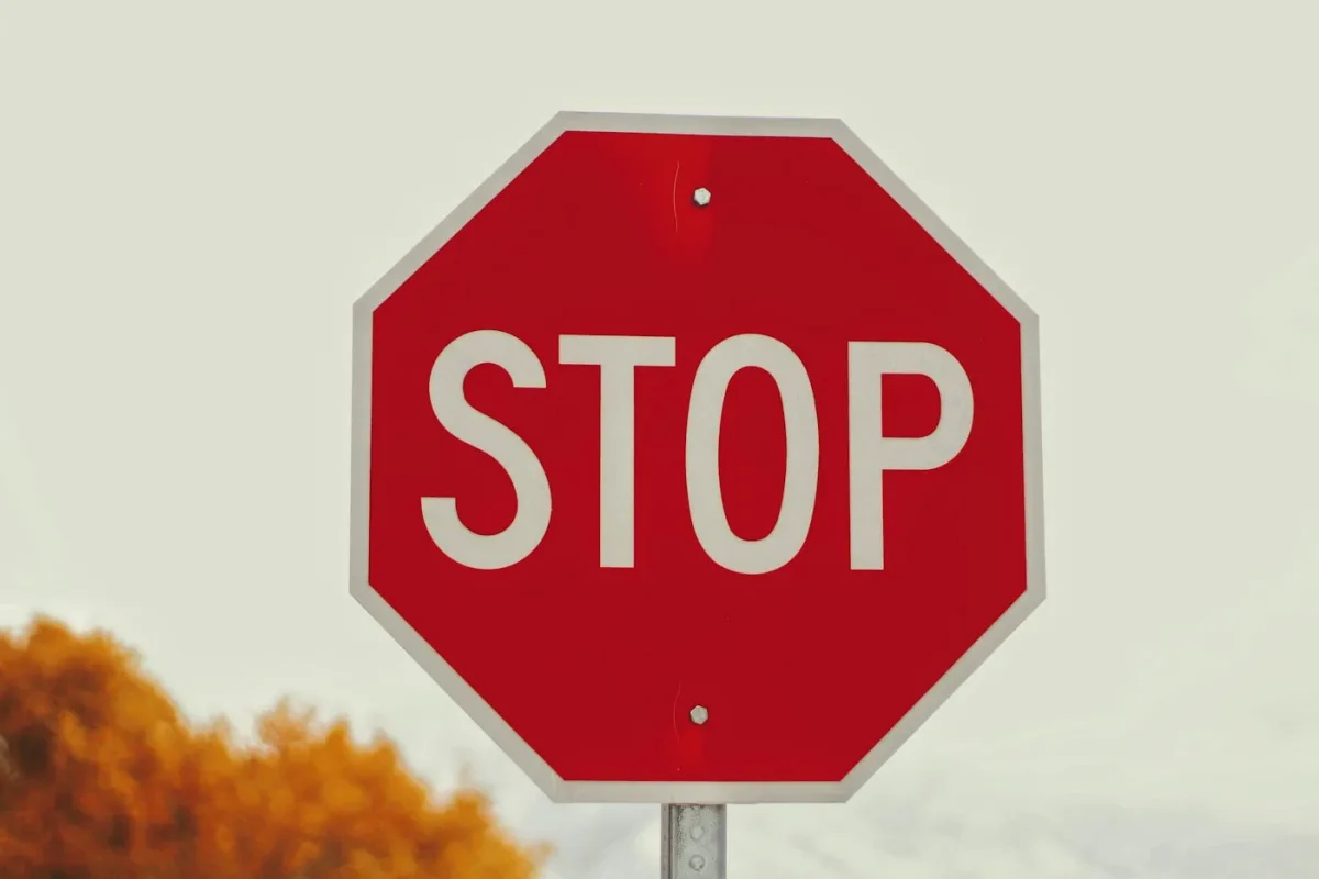 STOP sign