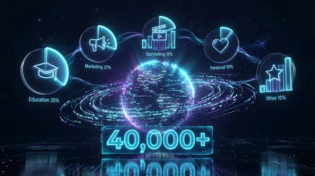 We Analyzed 40,000+ AI Video Prompts — Here's What People Actually Create