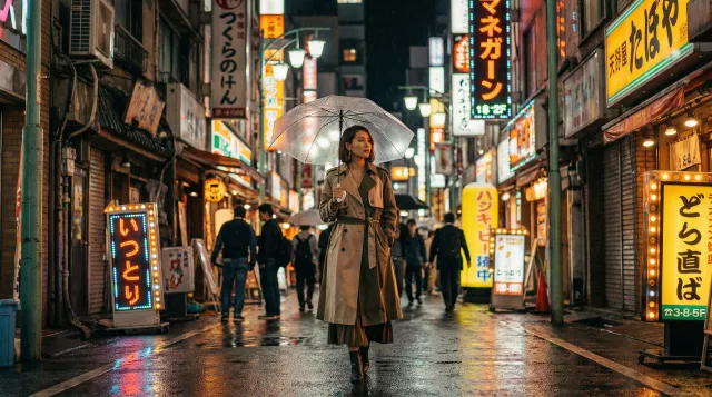 Example 23 — Tokyo Night Streets