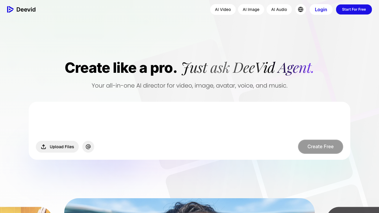 DeeVid AI product screenshot