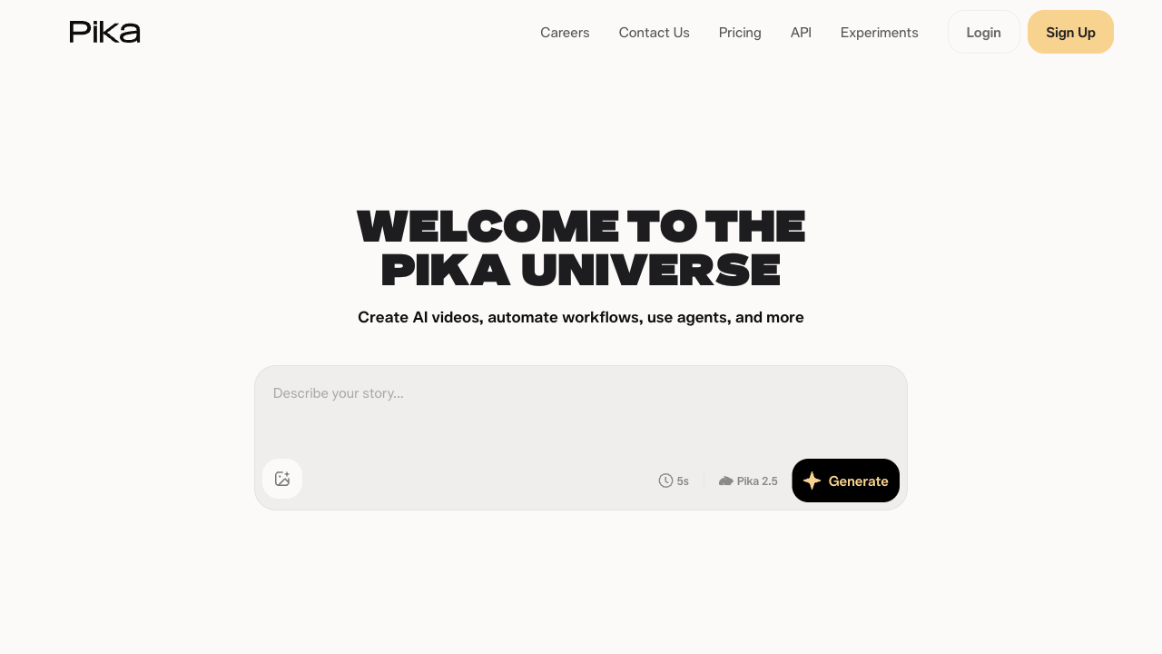 Pika product screenshot