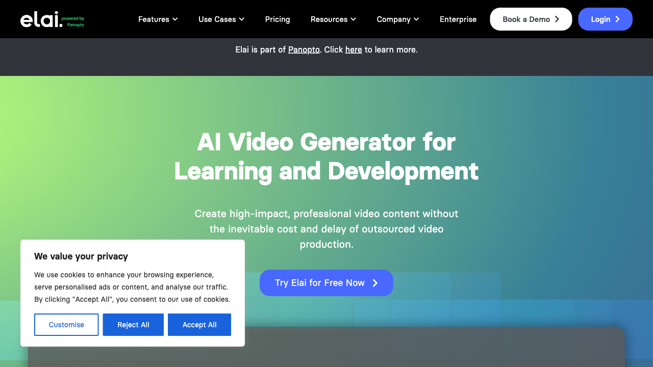 Elai Review product screenshot