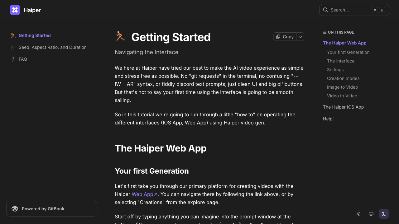 Haiper AI image-to-video input