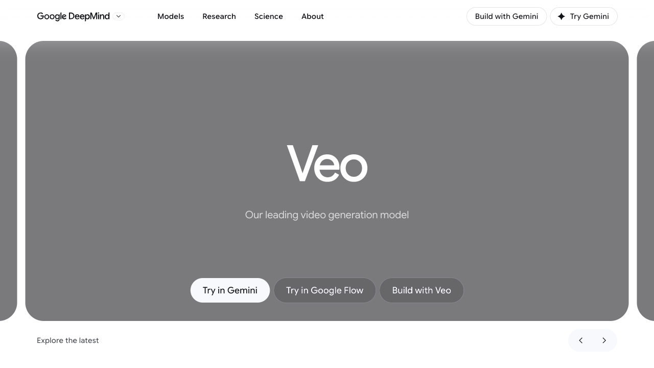 Google Veo 3 model interface