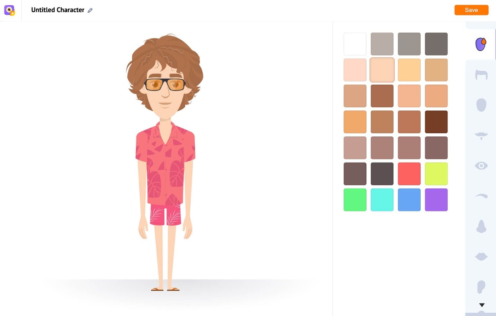 Animaker character builder with customizable cartoon presenter options