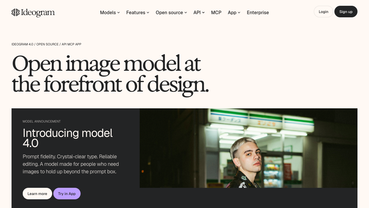 Ideogram interface