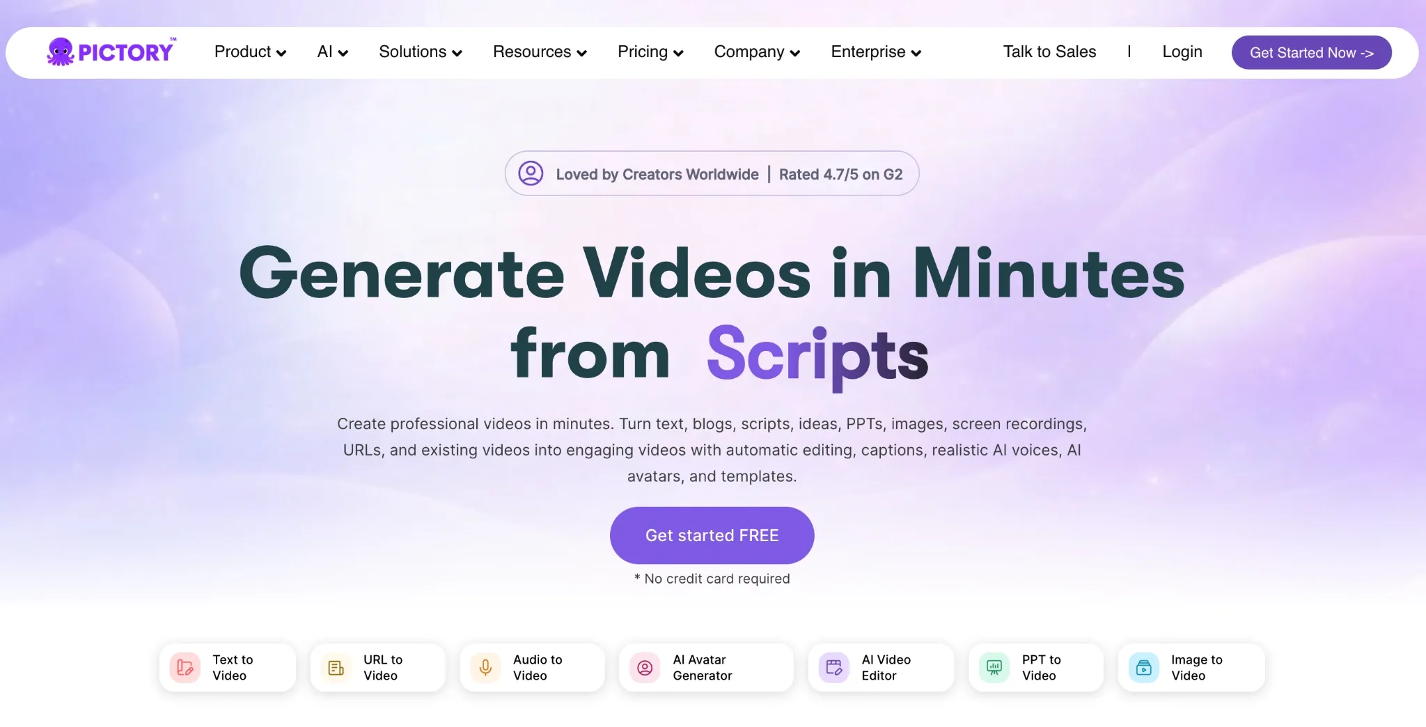 Pictory : Best for URL/Script-to-Video Product Ad Creation