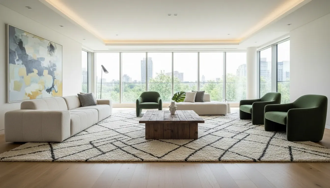 Living room after oak table swap
