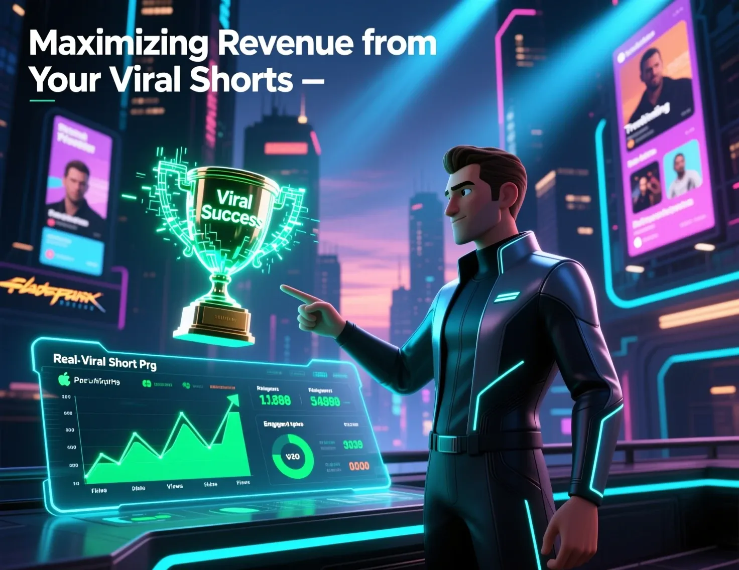 maximize revenue from youtube shorts