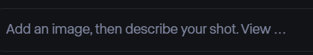 Enter a text prompt describing the shot