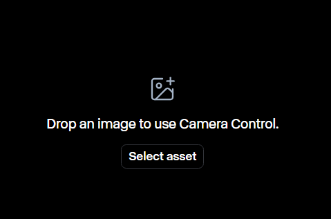 Upload or select an image asset in Runway