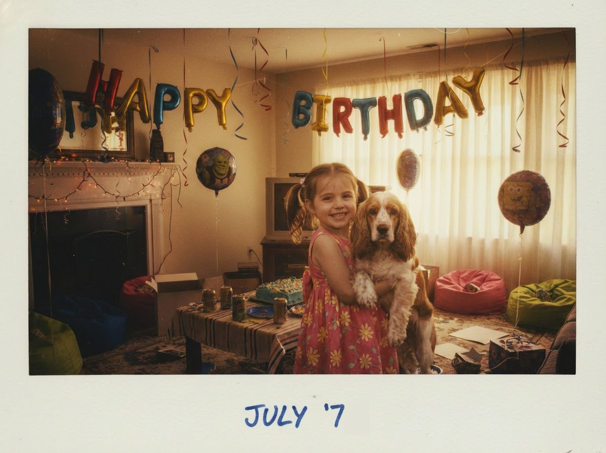 Kling O1 fused birthday scene