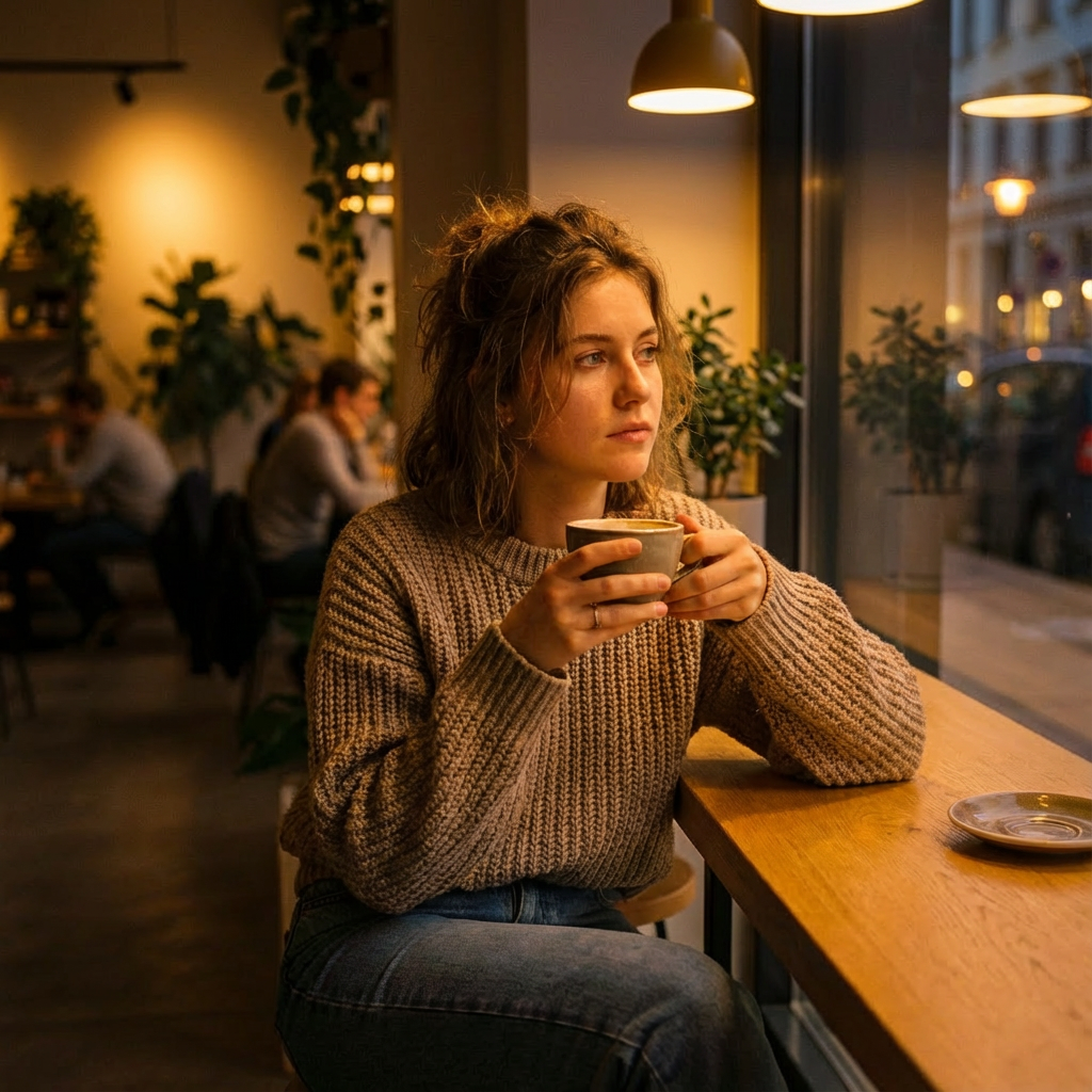 Kling O1 cafe variation