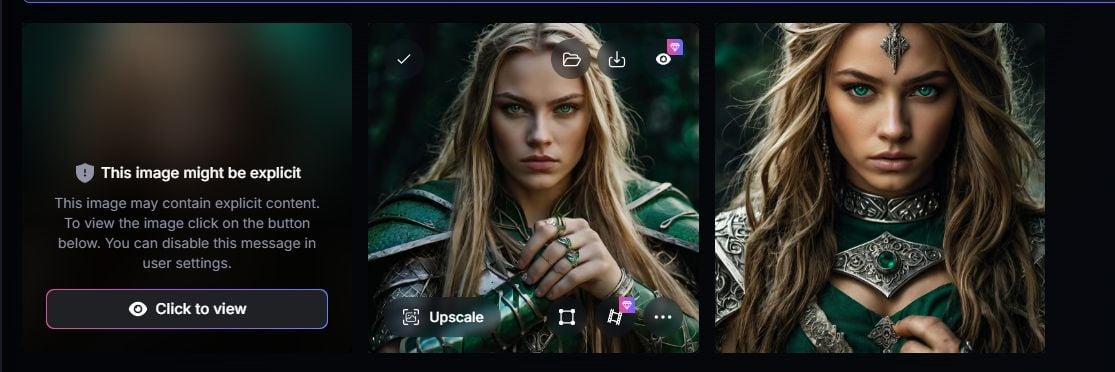 Leonardo AI portrait preset sample