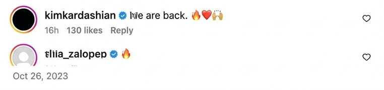 Close look at text details in the mock post