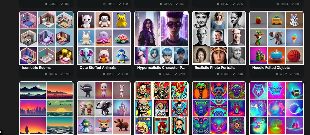 OpenArt diverse portrait sample