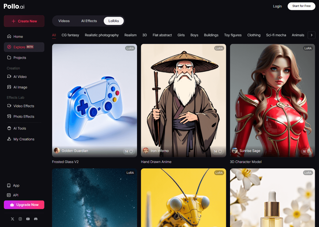 PixAI shared artwork example