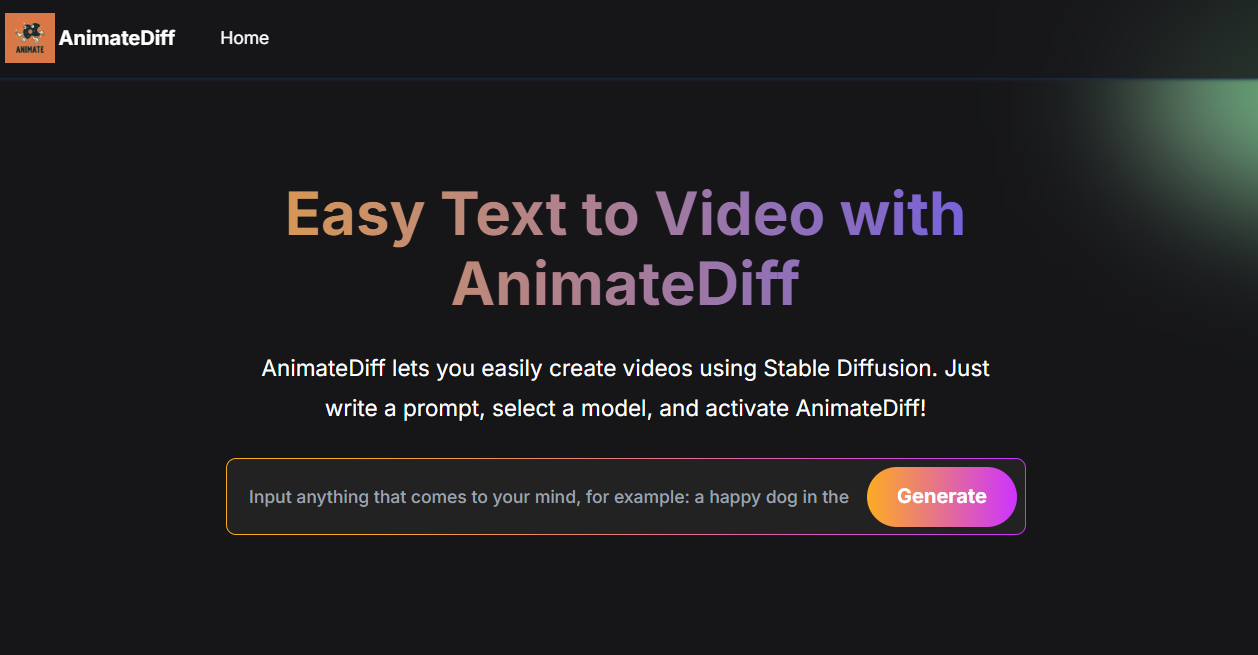 AnimateDiff open-source motion module for Stable Diffusion animation