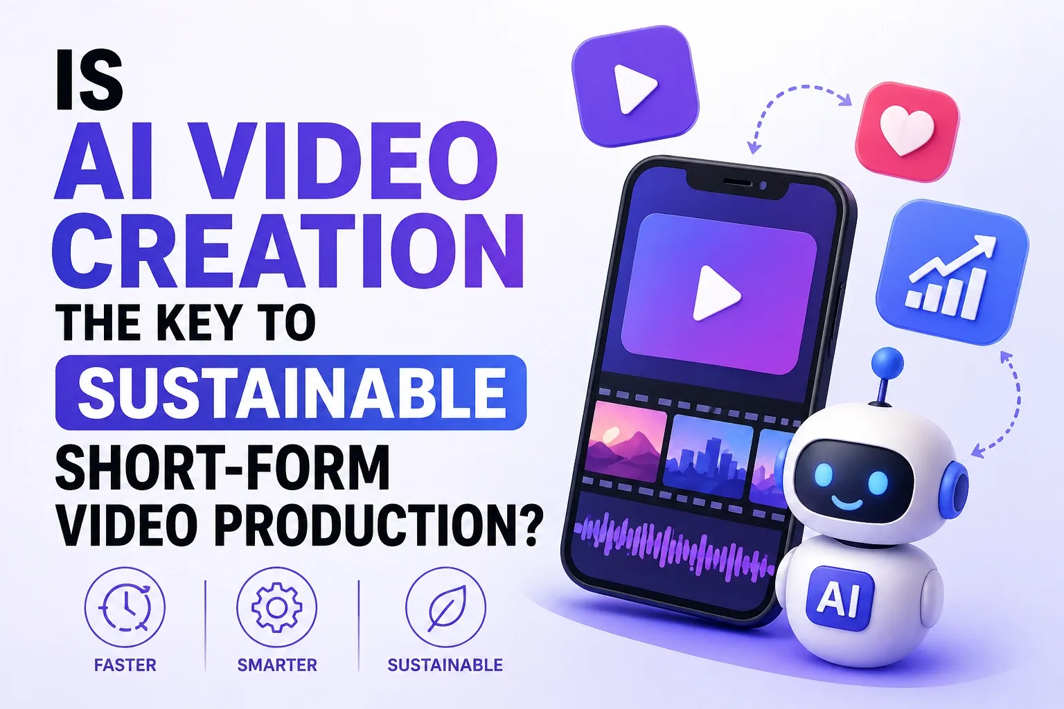 AI video creation for sustainable short-form production