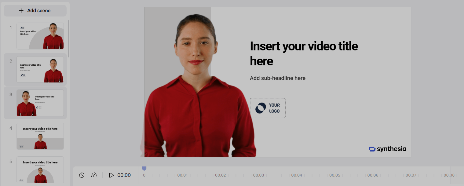 Synthesia PowerPoint import into avatar video