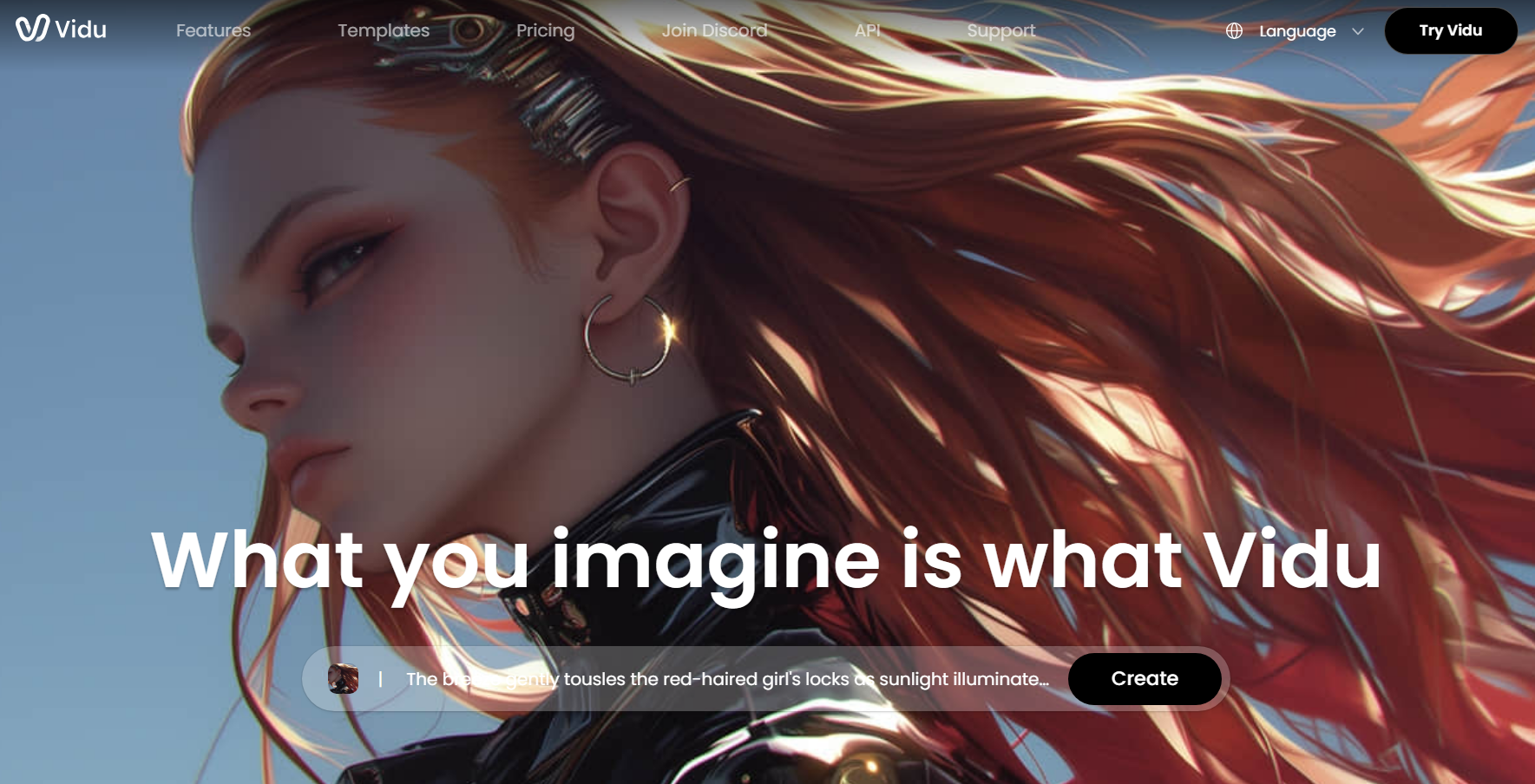 Vidu AI product screenshot